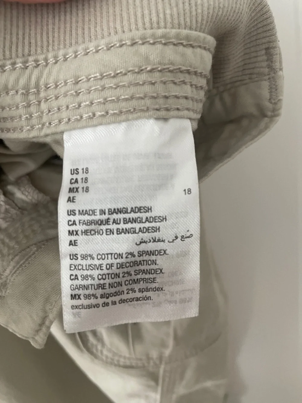 Style & Co. Cargo Capris Crop 18 - Picture 6 of 8